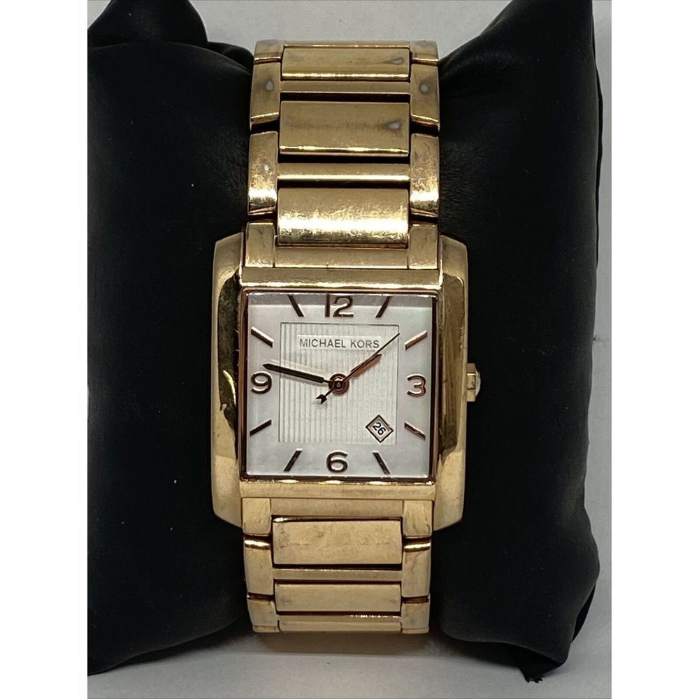 Michael Kors MK3374 Women's Gold Stainless Steel Analog Dial Quartz Watch OP725 - Picture 3 of 12